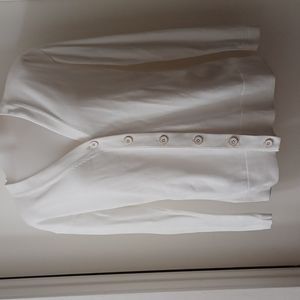 Talbots white cardigan/ size XS